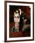 Leaving a Masquerade Ball at the Paris Opera, Late 19th or Early 20th Century-Jean Louis Forain-Framed Giclee Print