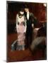 Leaving a Masquerade Ball at the Paris Opera, Late 19th or Early 20th Century-Jean Louis Forain-Mounted Giclee Print