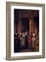 Leaving Church in the Fifteenth Century, 1864-Sir Lawrence Alma-Tadema-Framed Giclee Print