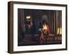 Leaving for Walk-Pieter de Hooch-Framed Giclee Print