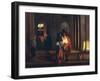 Leaving for Walk-Pieter de Hooch-Framed Giclee Print