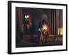 Leaving for Walk-Pieter de Hooch-Framed Giclee Print