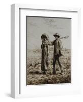 Leaving for Work, 1863-Jean-François Millet-Framed Giclee Print