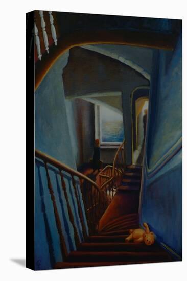 Leaving Home 2000 Staircase-Lee Campbell-Stretched Canvas