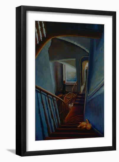 Leaving Home 2000 Staircase-Lee Campbell-Framed Giclee Print