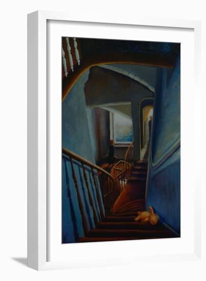 Leaving Home 2000 Staircase-Lee Campbell-Framed Giclee Print