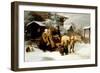 Leaving Home (Dalecarlian Scen)-Bengt Nordenberg-Framed Giclee Print