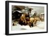 Leaving Home (Dalecarlian Scen)-Bengt Nordenberg-Framed Giclee Print