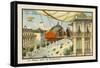 Leaving Home for an Aerial Excursion-Jean Marc Cote-Framed Stretched Canvas