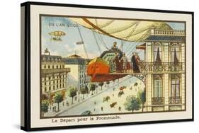 Leaving Home for an Aerial Excursion-Jean Marc Cote-Stretched Canvas