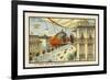 Leaving Home for an Aerial Excursion-Jean Marc Cote-Framed Art Print