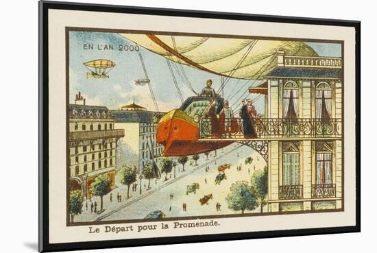 Leaving Home for an Aerial Excursion-Jean Marc Cote-Mounted Art Print