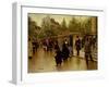 Leaving La Madeleine-Jean Béraud-Framed Giclee Print