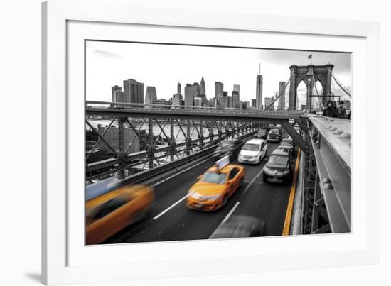 Leaving Manhattan-null-Framed Giclee Print