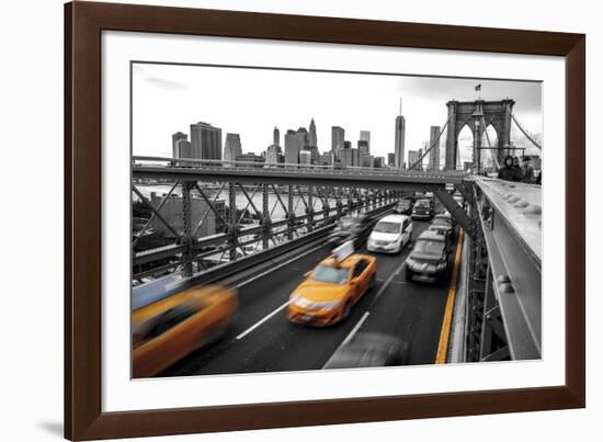 Leaving Manhattan-null-Framed Giclee Print