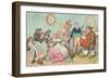 Leaving Off Powder, or a Frugal Family Saving the Guinea, Published by Hannah Humphrey in 1795-James Gillray-Framed Giclee Print