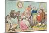 Leaving Off Powder, or a Frugal Family Saving the Guinea, Published by Hannah Humphrey in 1795-James Gillray-Mounted Giclee Print