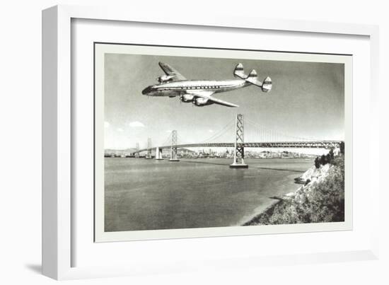 Leaving San Francisco-null-Framed Art Print