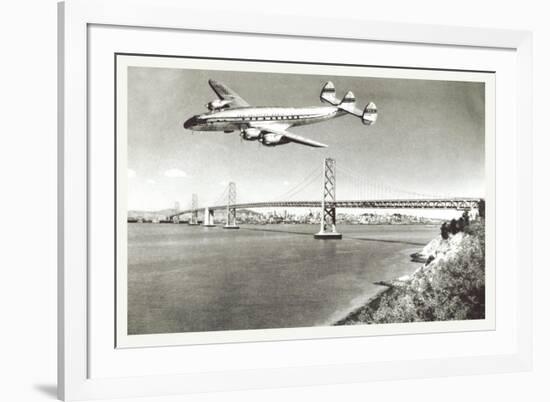 Leaving San Francisco-null-Framed Art Print