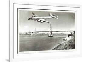 Leaving San Francisco-null-Framed Art Print