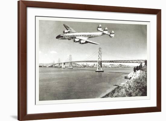 Leaving San Francisco-null-Framed Art Print