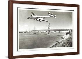 Leaving San Francisco-null-Framed Art Print