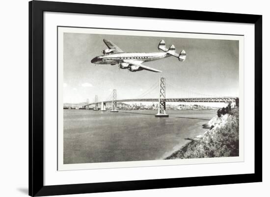 Leaving San Francisco-null-Framed Art Print