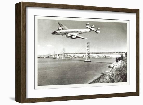 Leaving San Francisco-null-Framed Art Print