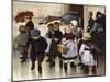 Leaving the Class, 1888-Jules Jean Geoffroy-Mounted Giclee Print
