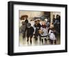 Leaving the Class, 1888-Jules Jean Geoffroy-Framed Giclee Print