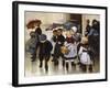 Leaving the Class, 1888-Jules Jean Geoffroy-Framed Giclee Print