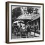 Leaving the Dak Bungalow for a 'Bile-Gharry, Belgaum District, Southern India, 1900s-null-Framed Giclee Print