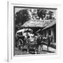 Leaving the Dak Bungalow for a 'Bile-Gharry, Belgaum District, Southern India, 1900s-null-Framed Giclee Print