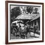 Leaving the Dak Bungalow for a 'Bile-Gharry, Belgaum District, Southern India, 1900s-null-Framed Giclee Print