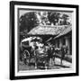 Leaving the Dak Bungalow for a 'Bile-Gharry, Belgaum District, Southern India, 1900s-null-Framed Giclee Print