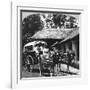 Leaving the Dak Bungalow for a 'Bile-Gharry, Belgaum District, Southern India, 1900s-null-Framed Giclee Print