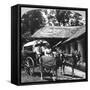 Leaving the Dak Bungalow for a 'Bile-Gharry, Belgaum District, Southern India, 1900s-null-Framed Stretched Canvas