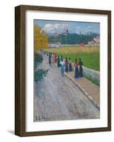 Leaving the Factory, 1902-Diario Regoyos y Valdes-Framed Giclee Print