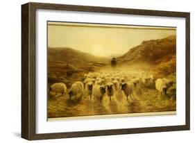 Leaving the Hills, 1874-Joseph Farquharson-Framed Giclee Print