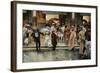 Leaving the Masqued Ball-José García y Ramos-Framed Giclee Print