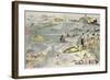 Leaving the Opera in the Year 2000, 1900-null-Framed Giclee Print