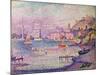 Leaving the Port of Saint-Tropez, 1902-Paul Signac-Mounted Giclee Print