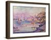 Leaving the Port of Saint-Tropez, 1902-Paul Signac-Framed Giclee Print