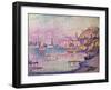 Leaving the Port of Saint-Tropez, 1902-Paul Signac-Framed Giclee Print