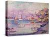 Leaving the Port of Saint-Tropez, 1902-Paul Signac-Stretched Canvas