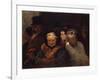 Leaving the Theater, C.1865-Honore Daumier-Framed Giclee Print