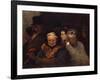 Leaving the Theater, C.1865-Honore Daumier-Framed Giclee Print