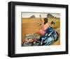 Leaving-Barry Kite-Framed Art Print