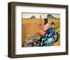 Leaving-Barry Kite-Framed Art Print