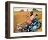 Leaving-Barry Kite-Framed Art Print